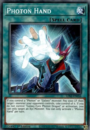 Photon Hand (LDS2-EN056) - Legendary Duelists: Season 2 1st Edition - Premium Yugioh Single from Konami - Just $0.25! Shop now at Game Crave Tournament Store