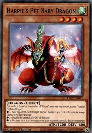 Harpie's Pet Baby Dragon (LDS2-EN071) - Legendary Duelists: Season 2 1st Edition - Premium Yugioh Single from Konami - Just $0.35! Shop now at Game Crave Tournament Store