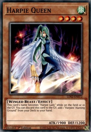 Harpie Queen (LDS2-EN072) - Legendary Duelists: Season 2 1st Edition - Premium Yugioh Single from Konami - Just $0.25! Shop now at Game Crave Tournament Store