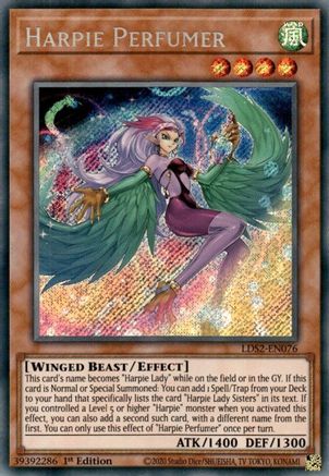 Harpie Perfumer (LDS2-EN076) - Legendary Duelists: Season 2 1st Edition - Premium Yugioh Single from Konami - Just $2.74! Shop now at Game Crave Tournament Store