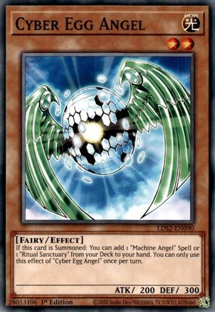 Cyber Egg Angel (LDS2-EN090) - Legendary Duelists: Season 2 1st Edition - Premium Yugioh Single from Konami - Just $0.25! Shop now at Game Crave Tournament Store