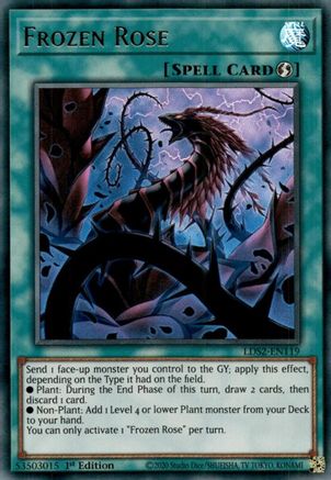 Frozen Rose (LDS2-EN119) - Legendary Duelists: Season 2 1st Edition - Premium Yugioh Single from Konami - Just $0.57! Shop now at Game Crave Tournament Store