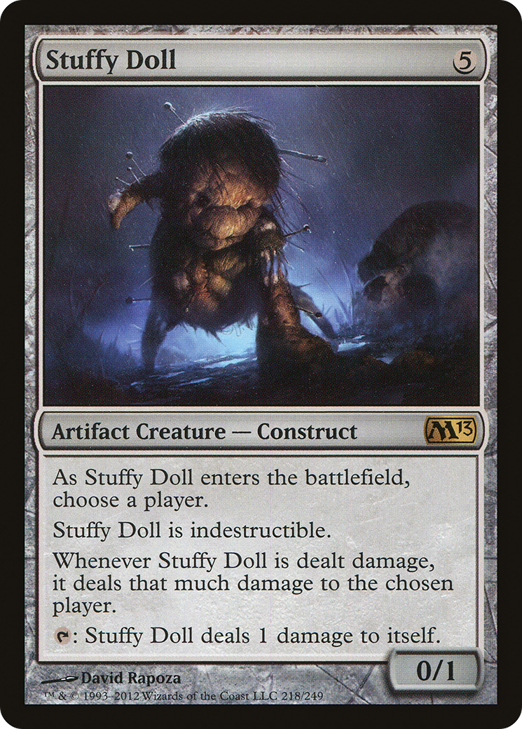 Stuffy Doll (M13-218) - Magic 2013 Foil - Premium MTG Single from Wizards of the Coast - Just $4.79! Shop now at Game Crave Tournament Store