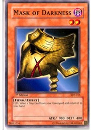 Mask of Darkness (SDP-013) - Starter Deck: Pegasus Unlimited - Premium Yugioh Single from Konami - Just $0.26! Shop now at Game Crave Tournament Store