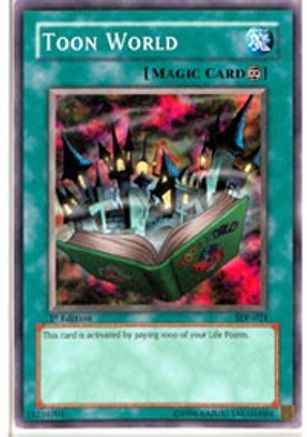 Toon World (SDP-024) - Starter Deck: Pegasus 1st Edition - Premium Yugioh Single from Konami - Just $0.42! Shop now at Game Crave Tournament Store