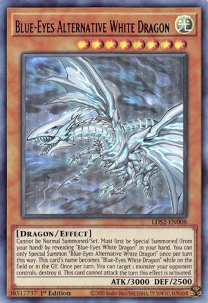 Blue-Eyes Alternative White Dragon (Purple) (LDS2-EN008) - Legendary Duelists: Season 2 1st Edition - Premium Yugioh Single from Konami - Just $1.04! Shop now at Game Crave Tournament Store