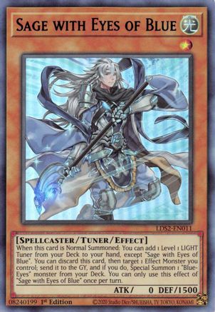 Sage with Eyes of Blue (Blue) (LDS2-EN011) - Legendary Duelists: Season 2 1st Edition - Premium Yugioh Single from Konami - Just $5.58! Shop now at Game Crave Tournament Store
