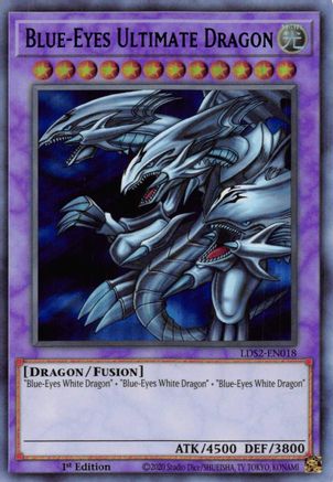 Blue-Eyes Ultimate Dragon (Blue) (LDS2-EN018) - Legendary Duelists: Season 2 1st Edition - Premium Yugioh Single from Konami - Just $1.42! Shop now at Game Crave Tournament Store