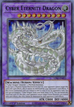 Cyber Eternity Dragon (Green) (LDS2-EN033) - Legendary Duelists: Season 2 1st Edition - Premium Yugioh Single from Konami - Just $1.02! Shop now at Game Crave Tournament Store