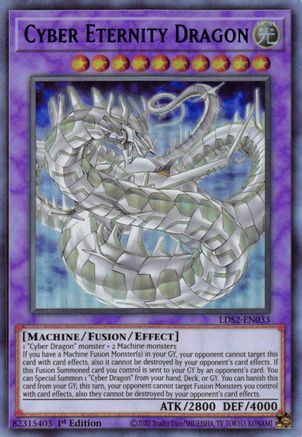 Cyber Eternity Dragon (Purple) (LDS2-EN033) - Legendary Duelists: Season 2 1st Edition - Premium Yugioh Single from Konami - Just $1.31! Shop now at Game Crave Tournament Store
