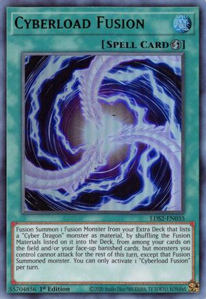 Cyberload Fusion (Green) (LDS2-EN035) - Legendary Duelists: Season 2 1st Edition - Premium Yugioh Single from Konami - Just $0.30! Shop now at Game Crave Tournament Store