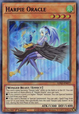 Harpie Oracle (Purple) (LDS2-EN077) - Legendary Duelists: Season 2 1st Edition - Premium Yugioh Single from Konami - Just $1.25! Shop now at Game Crave Tournament Store
