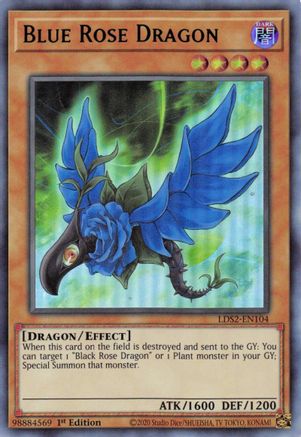 Blue Rose Dragon (Blue) (LDS2-EN104) - Legendary Duelists: Season 2 1st Edition - Premium Yugioh Single from Konami - Just $0.18! Shop now at Game Crave Tournament Store