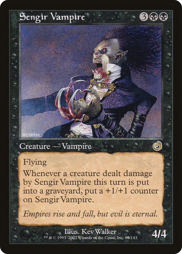 Sengir Vampire (TOR-080) - Torment - Premium MTG Single from Wizards of the Coast - Just $0.29! Shop now at Game Crave Tournament Store