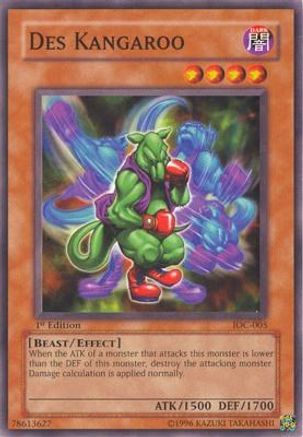 Des Kangaroo (IOC-005) - Invasion of Chaos Unlimited - Premium Yugioh Single from Konami - Just $0.25! Shop now at Game Crave Tournament Store