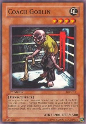 Coach Goblin (IOC-015) - Invasion of Chaos Unlimited - Premium Yugioh Single from Konami - Just $0.25! Shop now at Game Crave Tournament Store