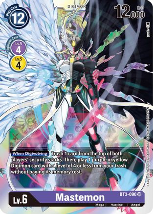 Mastemon (BT3-090) - Release Special Booster Foil - Premium Digimon Single from Bandai - Just $0.89! Shop now at Game Crave Tournament Store