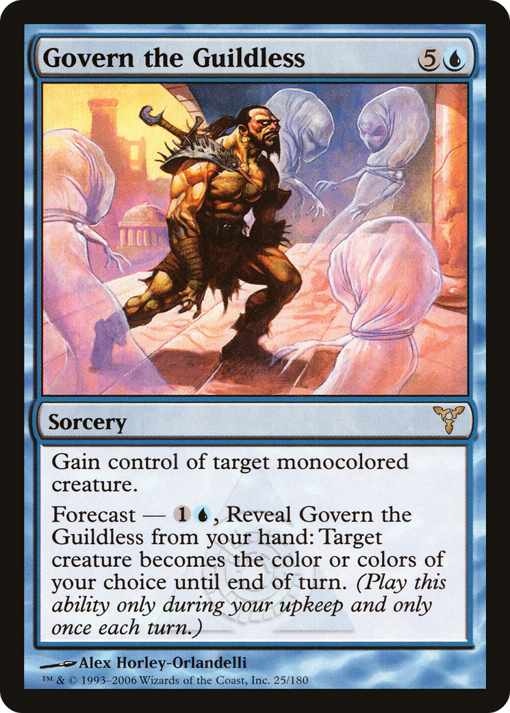 Govern the Guildless (DIS-025) - Dissension - Premium MTG Single from Wizards of the Coast - Just $0.25! Shop now at Game Crave Tournament Store