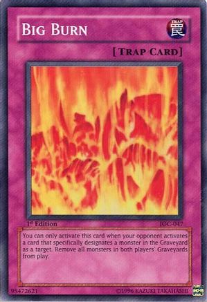 Big Burn (IOC-047) - Invasion of Chaos 1st Edition - Premium Yugioh Single from Konami - Just $1.67! Shop now at Game Crave Tournament Store
