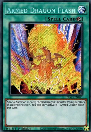 Armed Dragon Flash (BLVO-EN051) - Blazing Vortex 1st Edition - Premium Yugioh Single from Konami - Just $2.51! Shop now at Game Crave Tournament Store