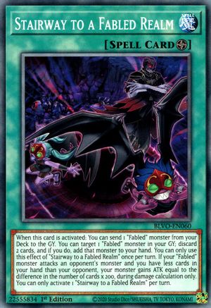 Stairway to a Fabled Realm (BLVO-EN060) - Blazing Vortex 1st Edition - Premium Yugioh Single from Konami - Just $0.25! Shop now at Game Crave Tournament Store