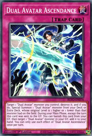 Dual Avatar Ascendance (BLVO-EN076) - Blazing Vortex 1st Edition - Premium Yugioh Single from Konami - Just $0.25! Shop now at Game Crave Tournament Store