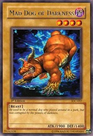 Mad Dog of Darkness (IOC-057) - Invasion of Chaos Unlimited - Premium Yugioh Single from Konami - Just $0.25! Shop now at Game Crave Tournament Store