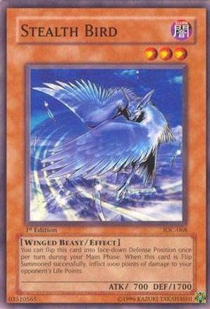 Stealth Bird (IOC-068) - Invasion of Chaos 1st Edition - Premium Yugioh Single from Konami - Just $1.75! Shop now at Game Crave Tournament Store