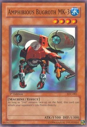 Amphibious Bugroth Mk-3 (IOC-081) - Invasion of Chaos 1st Edition - Premium Yugioh Single from Konami - Just $0.39! Shop now at Game Crave Tournament Store
