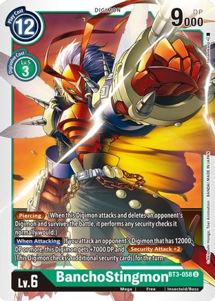 BanchoStingmon (BT3-058) - Release Special Booster - Premium Digimon Single from Bandai - Just $0.08! Shop now at Game Crave Tournament Store