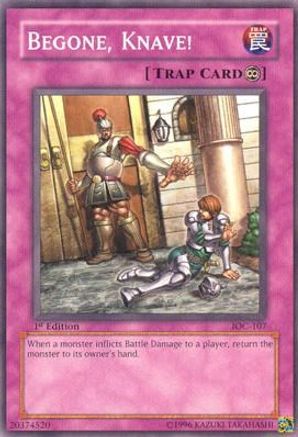 Begone, Knave! (IOC-107) - Invasion of Chaos 1st Edition - Premium Yugioh Single from Konami - Just $0.25! Shop now at Game Crave Tournament Store