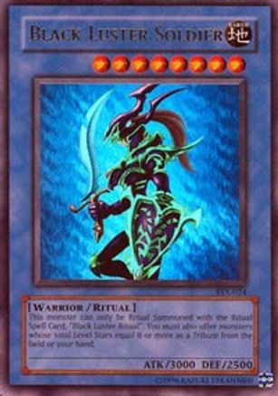 YuGiOh Yugi Evolution Deck Ultra Rare Black Luster Soldier SYE-024 YuGiOh Yugi Evolution Deck Ultra Rare Black Luster Soldier SYE-024