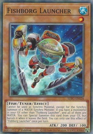 Fishborg Launcher (SDFC-EN024) - Structure Deck: Freezing Chains 1st Edition - Premium Yugioh Single from Konami - Just $0.25! Shop now at Game Crave Tournament Store