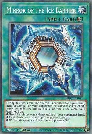 Mirror of the Ice Barrier (SDFC-EN031) - Structure Deck: Freezing Chains 1st Edition - Premium Yugioh Single from Konami - Just $0.25! Shop now at Game Crave Tournament Store
