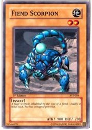 Fiend Scorpion (AST-059) - Ancient Sanctuary Unlimited - Premium Yugioh Single from Konami - Just $0.25! Shop now at Game Crave Tournament Store