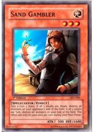 Sand Gambler (AST-069) - Ancient Sanctuary 1st Edition - Premium Yugioh Single from Konami - Just $0.26! Shop now at Game Crave Tournament Store