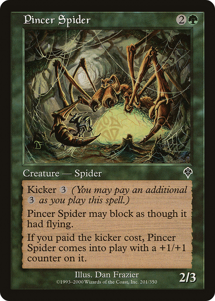 Pincer Spider (INV-201) - Invasion - Premium MTG Single from Wizards of the Coast - Just $0.08! Shop now at Game Crave Tournament Store
