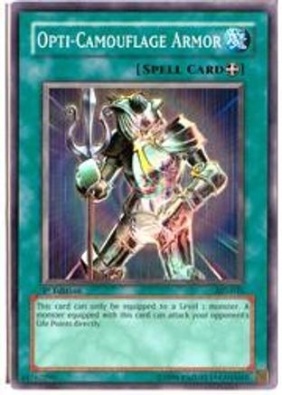 Opti-Camouflage Armor (AST-035) - Ancient Sanctuary 1st Edition - Premium Yugioh Single from Konami - Just $2.45! Shop now at Game Crave Tournament Store