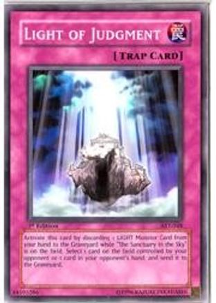 Light of Judgment (AST-048) - Ancient Sanctuary Unlimited - Premium Yugioh Single from Konami - Just $0.11! Shop now at Game Crave Tournament Store