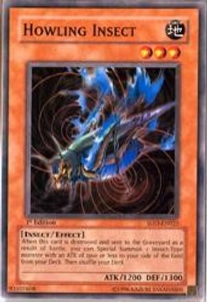 Howling Insect (SOD-EN025) - Soul of the Duelist 1st Edition - Premium Yugioh Single from Konami - Just $0.38! Shop now at Game Crave Tournament Store