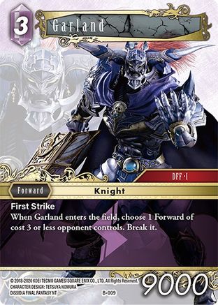 Garland (B-009) (BOSS DECK: CHAOS) - Premium Final Fantasy Single from Boss Deck: Chaos - Just $0.27! Shop now at Game Crave Tournament Store