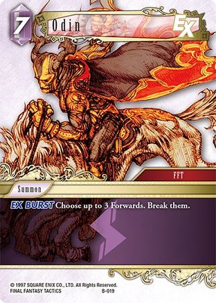 Odin (BOSS DECK: CHAOS) - Premium Final Fantasy Single from Boss Deck: Chaos - Just $1.68! Shop now at Game Crave Tournament Store
