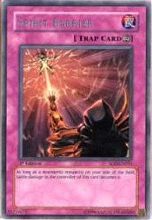 Spirit Barrier (SOD-EN051) - Soul of the Duelist Unlimited - Premium Yugioh Single from Konami - Just $1.91! Shop now at Game Crave Tournament Store