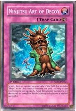 Ninjitsu Art of Decoy (SOD-EN052) - Soul of the Duelist 1st Edition - Premium Yugioh Single from Konami - Just $0.30! Shop now at Game Crave Tournament Store