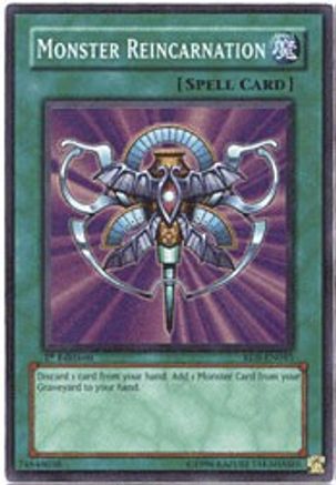 Monster Reincarnation (RDS-EN045) - Rise of Destiny Unlimited - Premium Yugioh Single from Konami - Just $0.66! Shop now at Game Crave Tournament Store