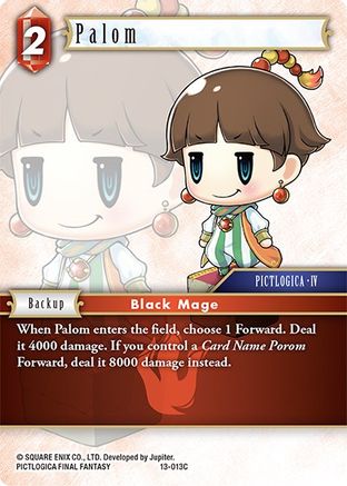 Palom (OPUS XIII: CRYSTAL RADIANCE) Foil - Premium Final Fantasy Single from Opus XIII: Crystal Radiance - Just $3.36! Shop now at Game Crave Tournament Store