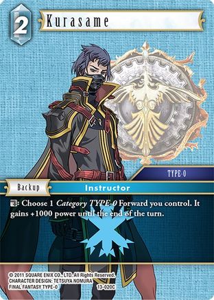 Kurasame (OPUS XIII: CRYSTAL RADIANCE) Foil - Premium Final Fantasy Single from Opus XIII: Crystal Radiance - Just $0.25! Shop now at Game Crave Tournament Store