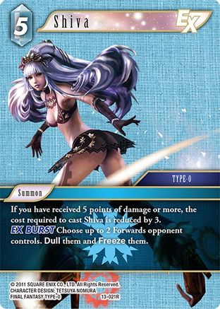 Shiva EX (OPUS XIII: CRYSTAL RADIANCE) Foil - Premium Final Fantasy Single from Opus XIII: Crystal Radiance - Just $1.51! Shop now at Game Crave Tournament Store