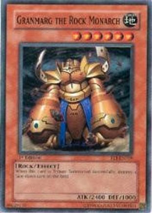 Granmarg the Rock Monarch (FET-EN009) - Flaming Eternity 1st Edition - Premium Yugioh Single from Konami - Just $2.75! Shop now at Game Crave Tournament Store