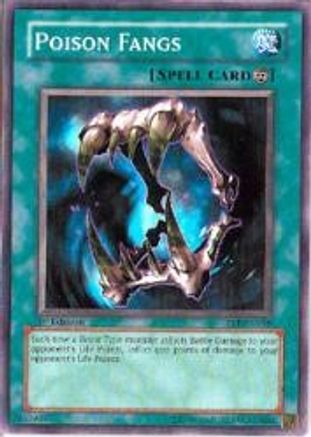 Poison Fangs (FET-EN038) - Flaming Eternity Unlimited - Premium Yugioh Single from Konami - Just $0.25! Shop now at Game Crave Tournament Store